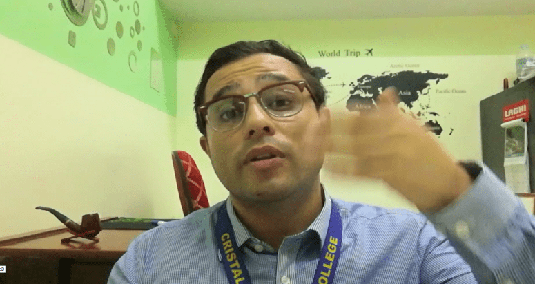 A message to the&nbsp;students